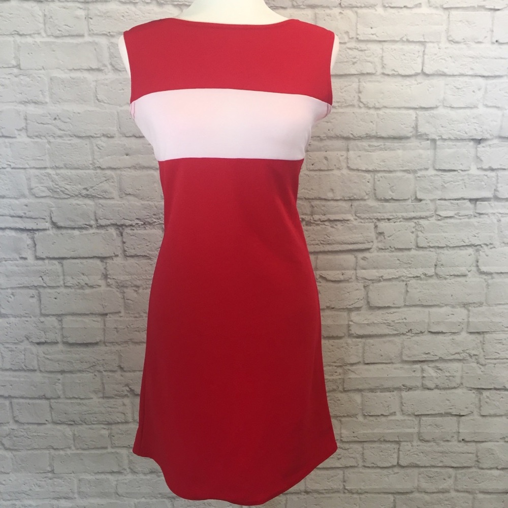 Great American Sportswear Red & White Dress Size S